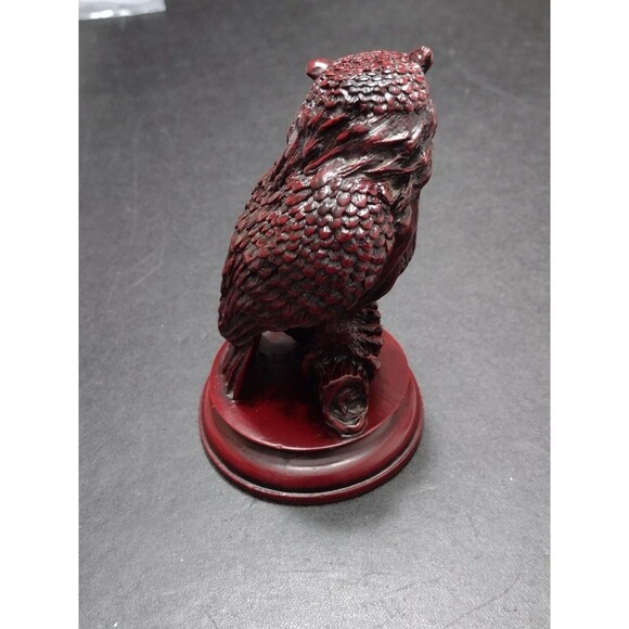 Brown owl statue - Picture 7 of 9